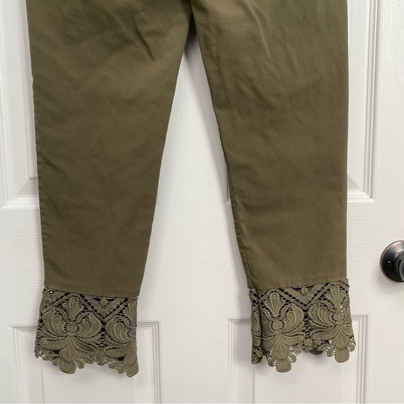 Est 1946 Olive Green Contemporary Dress Pants Size 2 - Picture 9 of 16